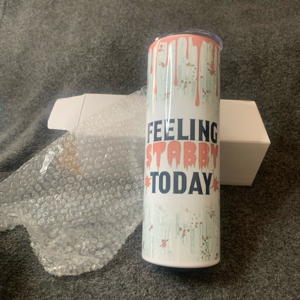 “Feeling Stabby Today” Coffee Travel Mug